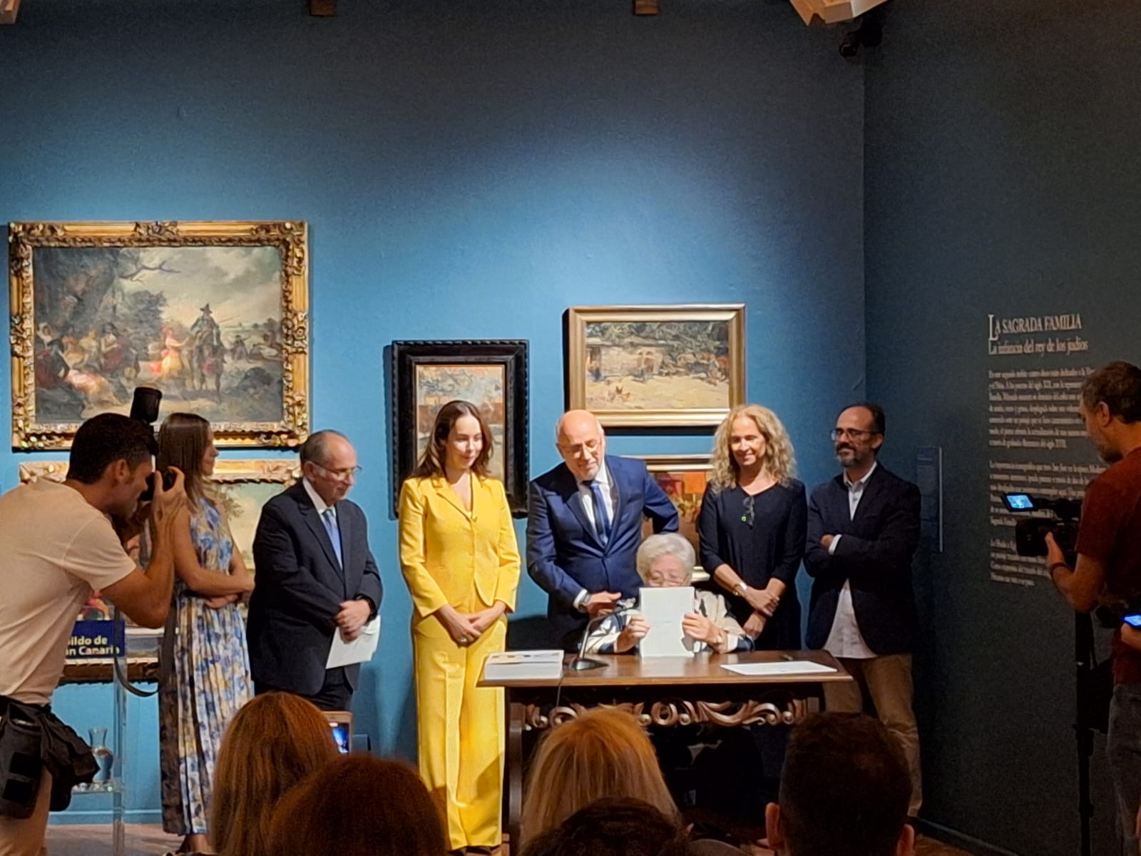 Acto restitución Museo Casa de Colón a los herederos del alcalde Pedro Rico